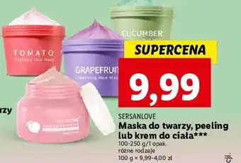 Lidl Maska do twarzy tomato sersanlove oferta