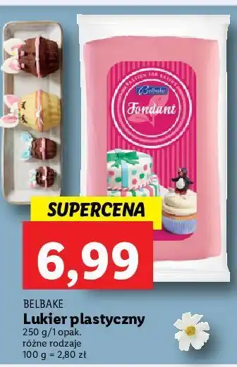 Lukier plastyczny różowy belbake