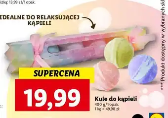 Lidl Kule do kąpieli oferta