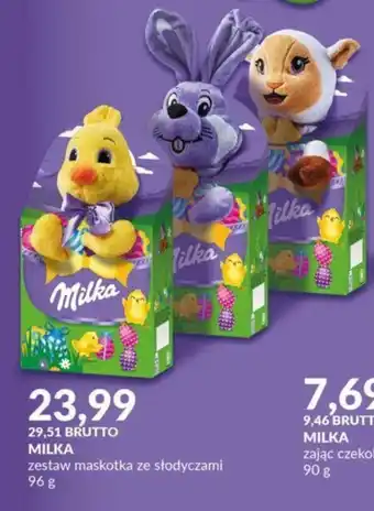 Eurocash Milka Zestaw maskotek ze słodyczami 96g oferta