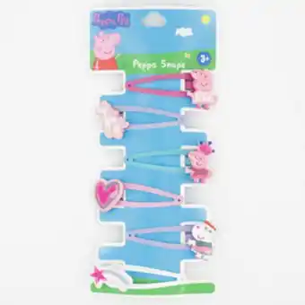 Claire's Peppa pig™ charm snap hair clips - 6 pack oferta