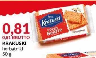 Eurocash Krakuski Herbatniki 50g oferta