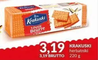 Eurocash Krakuski Herbatniki 220g oferta