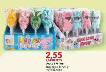 Eurocash Sweet'n Fun Lizak zając 11/20g oferta
