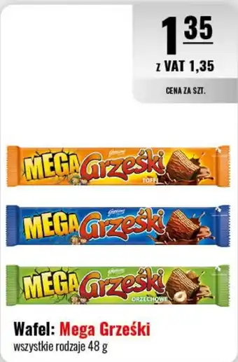 Eurocash Goplana Wafel Mega Grześki 48g oferta