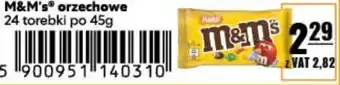 Eurocash M&M's orzechowe 24 torebki po 45g oferta