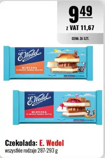 Eurocash E.Wedel Czekolada 287-293g oferta