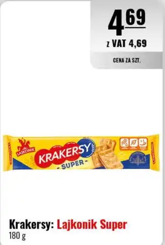 Eurocash Lajkonik Super Krakersy 180g oferta