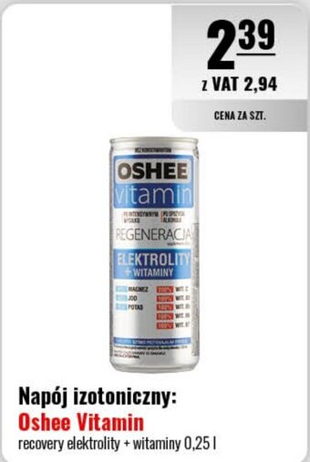 Eurocash Oshee Vitamin Napój izotoniczny 0,25l oferta