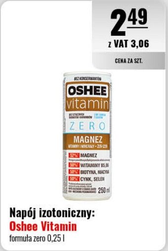 Eurocash Oshee Vitamin Napój izotoniczny 0,25l oferta