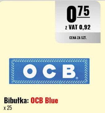 Eurocash Bibułka OCB Blue x25 oferta