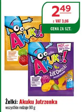Eurocash Jutrzenka Akuku Żelki 90g oferta