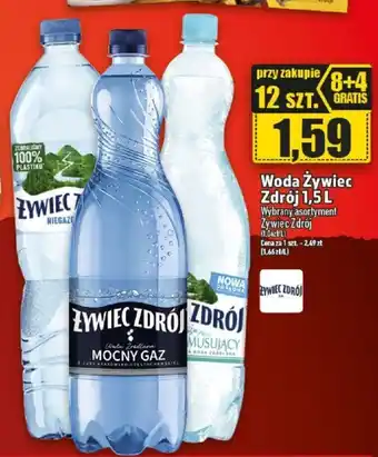 Topaz Żywiec Zdrój Woda 1,5l oferta