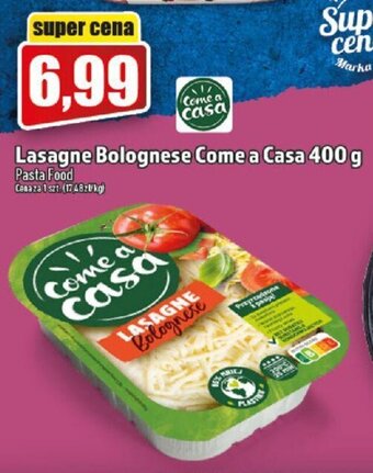 Topaz Pasta Food Lasagne Bolognese Come a Casa 400g oferta