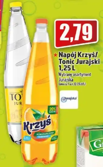 Jurajska Napój Krzyś/Tonic 1,25l