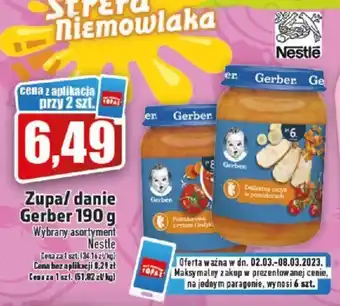 Topaz Nestle Zupa/danie Gerber 190g oferta