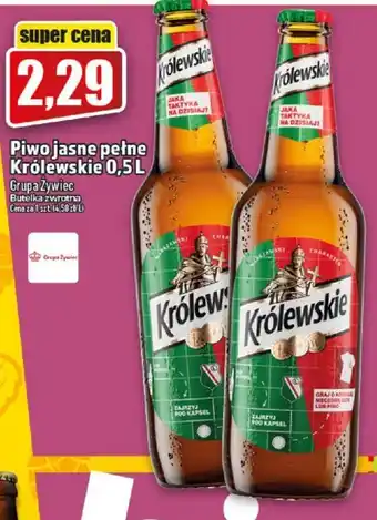Topaz Grupa Żywiec Piwo jasne pełne Królewskie 0,5l oferta