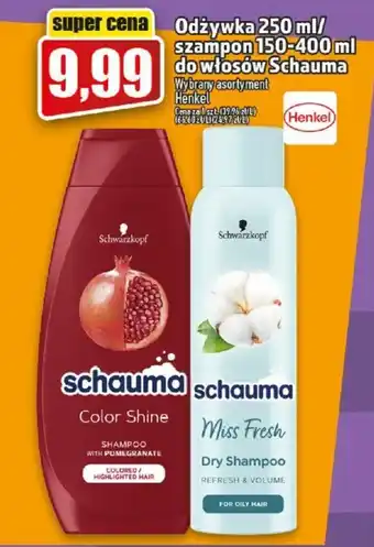 Topaz Henkel Odżywka 250ml/szampon 150-400ml do włosów Schauma oferta