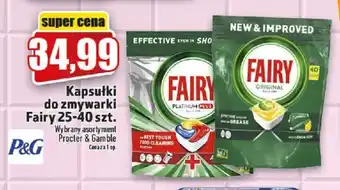 Topaz P&G Kapsułki do zmywarki Fairy 25-40szt. oferta