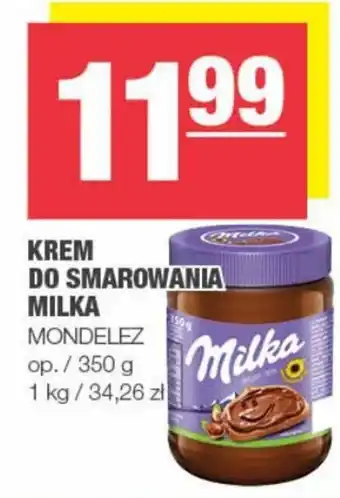 EuroSPAR Mondelez Krem do smarowania milka oferta