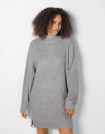 Bershka Krótka sukienka z długim rękawem oferta