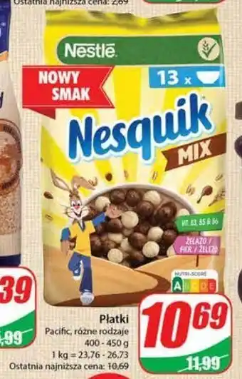 Płatki śniadaniowe nesquik mix