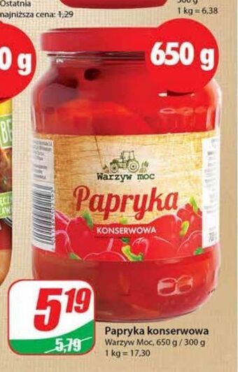 Dino Papryka konserwowa warzyw moc oferta