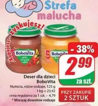 Dino Jabłka z winogronami i malinami bobovita oferta