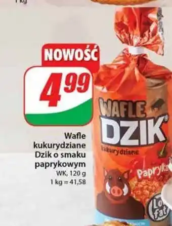Dino Wafle kukurydziane paprykowe dzik oferta