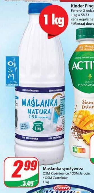 Dino Maślanka osm krośniewice oferta