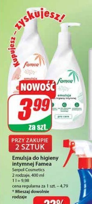 Dino Emulsja do higieny intymnej pro care famea oferta