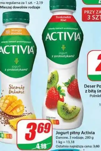 Dino Jogurt siemię lniane mango-ananas danone activia oferta