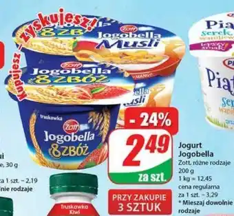 Dino Jogurt brzoskwinia-mango zott jogobella z musli oferta