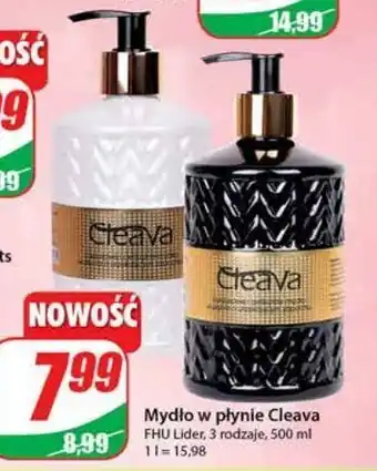 Mydło w płynie białe cleava
