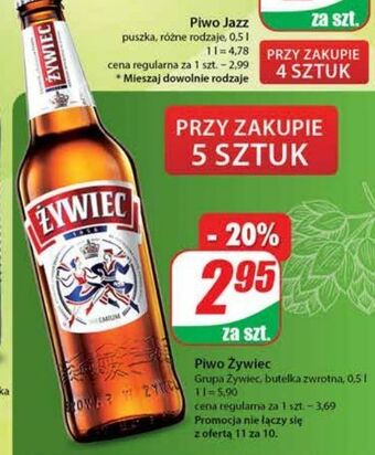 Dino Piwo żywiec jasne pełne oferta