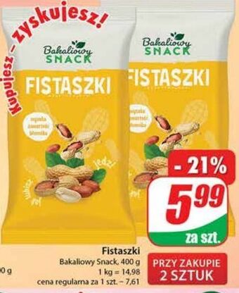 Dino Fistaszki bakaliowy snack oferta