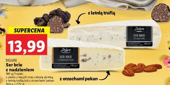 Lidl Ser brie z orzechami pekan deluxe oferta