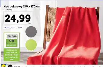 Lidl Koc polarowy wym.130 x 170 cm oferta