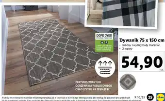 Lidl Dywanik 75 x 150 cm livarno home oferta