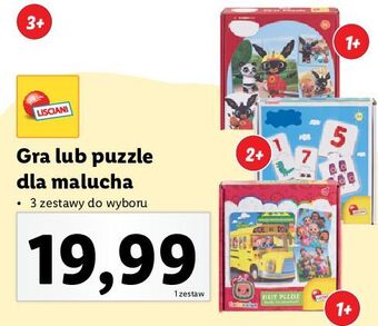 Lidl Puzzle gotowi na przygodę lisciani giochi oferta