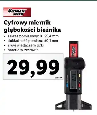 Lidl Miernik ciśnienia opon ultimate speed oferta