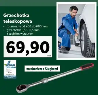 Lidl Grzechotka teleskopowa 460 x 600 mm parkside oferta