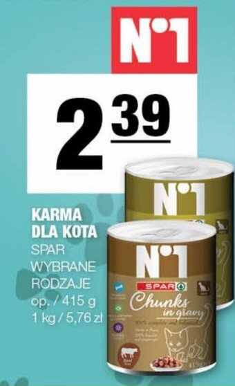 EuroSPAR Spar Karma dla Kota 415g oferta