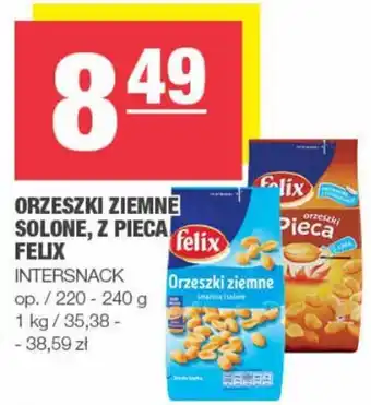 EuroSPAR Intersnack Orzeszki ziemne solone, z pieca Felix oferta
