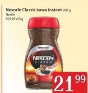 Społem Nescafé classic kawa rozpuszczalna 200 g oferta