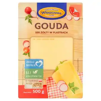 Stokrotka Włoszczowa ser żółty gouda w plastrach 500 g oferta