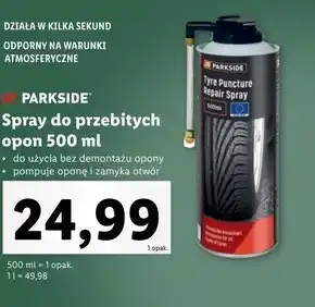 Lidl Spray do pielęgnacji opon parkside oferta