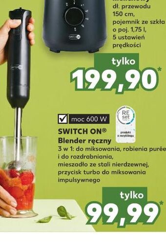 Kaufland Blender 600 w switch on oferta