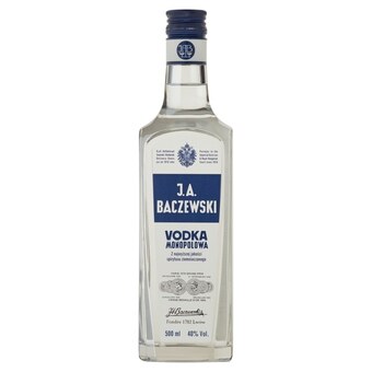 Topaz J.a. baczewski vodka monopolowa wódka 500 ml oferta