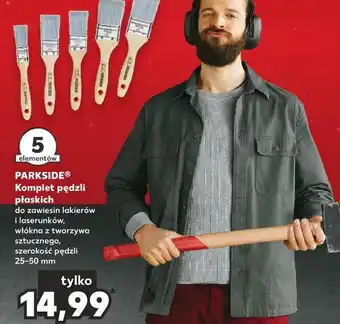 Kaufland Komplet pędzli płaskich parkside oferta